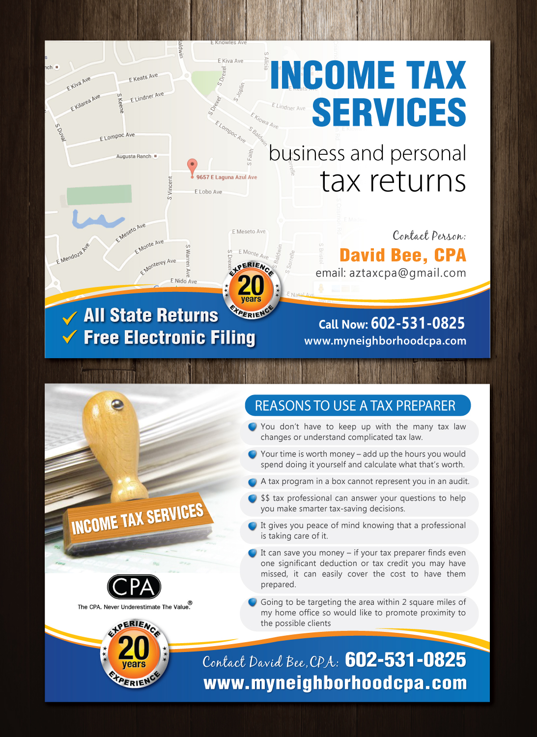 Postcard Design by meet007 for this project | Design #9401642