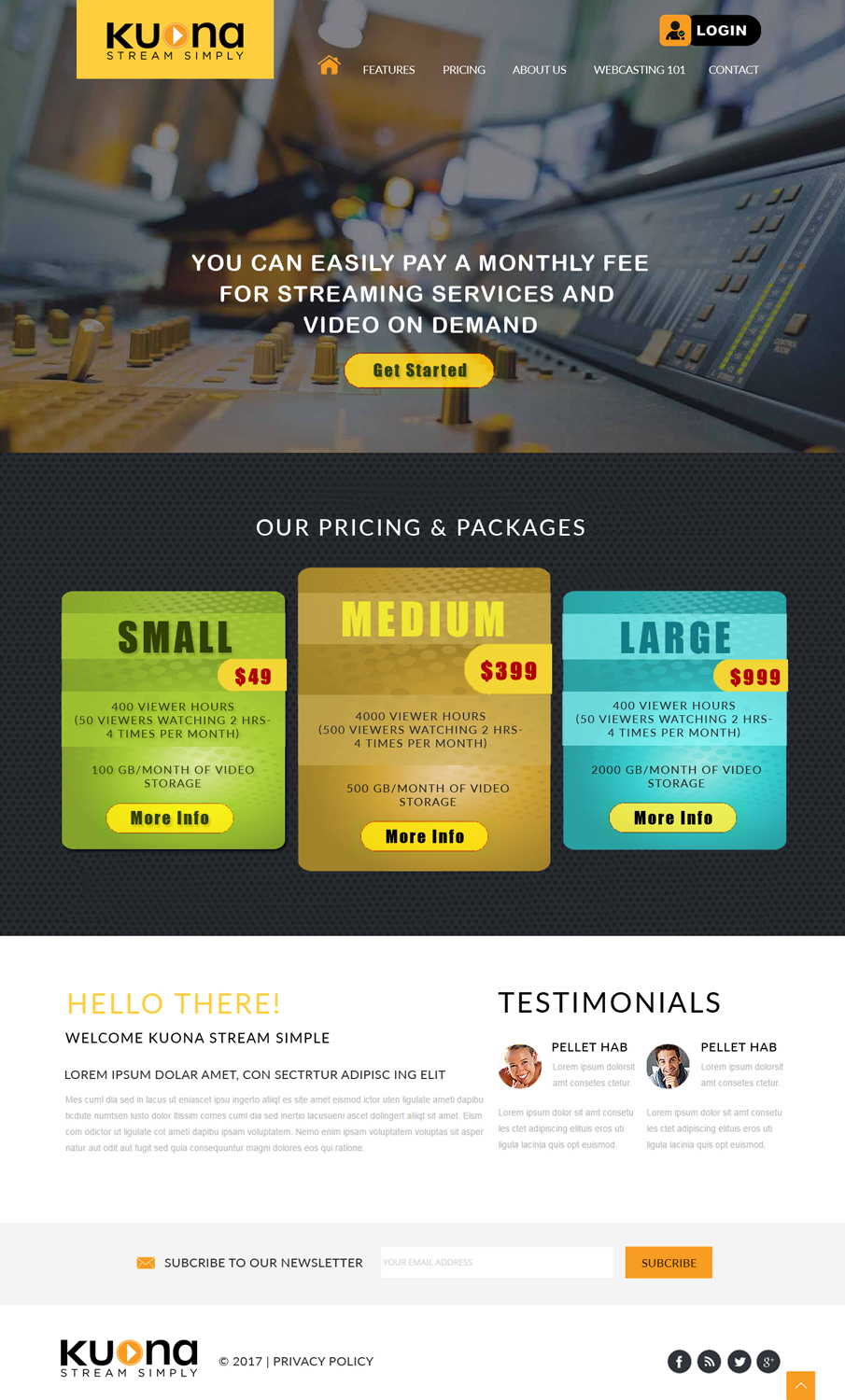Web Design par bdesigner9 pour kuona | Design #13494216