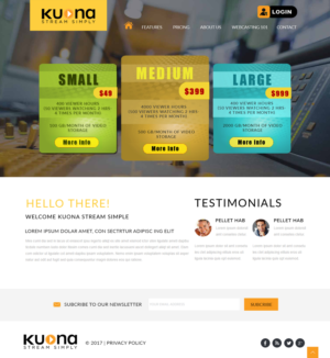 Live Webcasting Host Wants Template/Theme to Jumpstare Ecommerce Site | Web-Design von bdesigner9