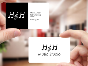 Diseño de Tarjeta de Presentación por Creations Box 2015 para H&H Fine Arts Studio | Diseño: #9384835