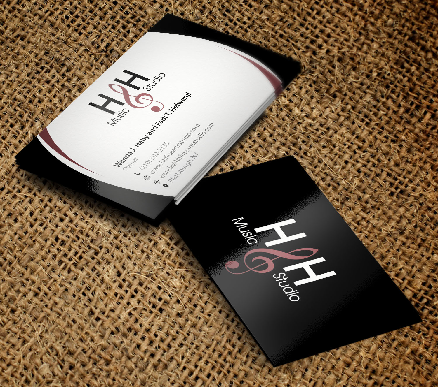 Business Card Design by PD Studios for H&H Fine Arts Studio | Design #9434567