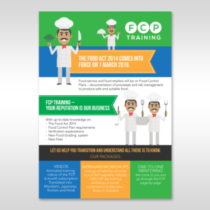 Food Safety Consultancy Flyer Design | Flyer Design by Kishaloy_D