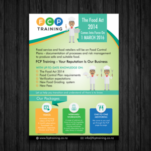 Food Safety Consultancy Flyer Design | Flyer Design by ecorokerz
