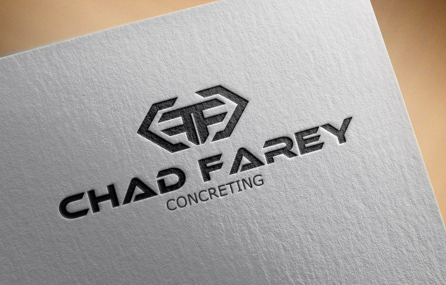 Logo Design by Sintegra for Chad Farey Concreting | Design #9351642