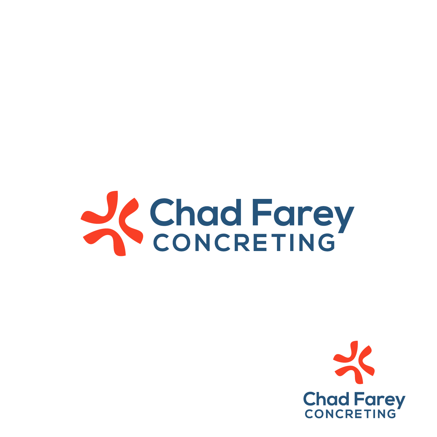 Logo Design by Linea for Chad Farey Concreting | Design #9430729