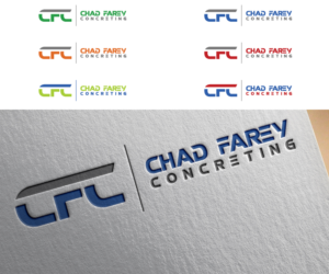 Logo Design by CHAN GRFX for Chad Farey Concreting | Design: #9459841