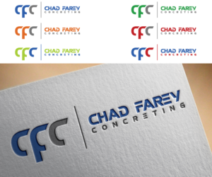 Logo Design by CHAN GRFX for Chad Farey Concreting | Design: #9459932