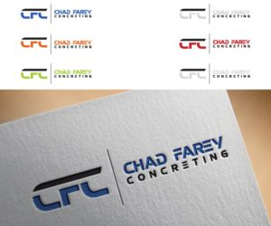 Logo Design by CHAN GRFX for Chad Farey Concreting | Design: #9472453