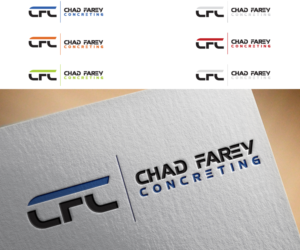 Logo Design by CHAN GRFX for Chad Farey Concreting | Design: #9472706