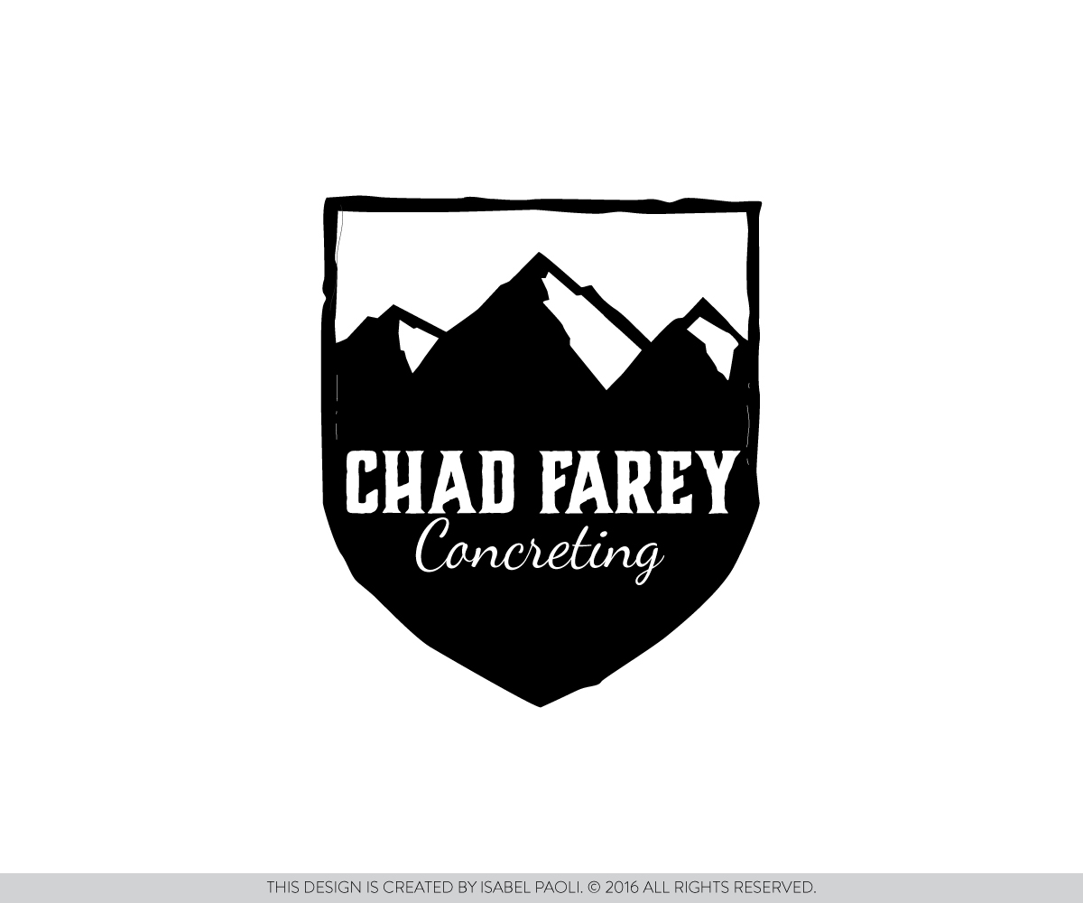 Logo Design by isabel.paoli for Chad Farey Concreting | Design #9351834