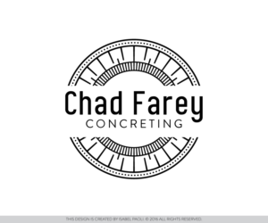 Logo Design by isabel.paoli for Chad Farey Concreting | Design: #9351835