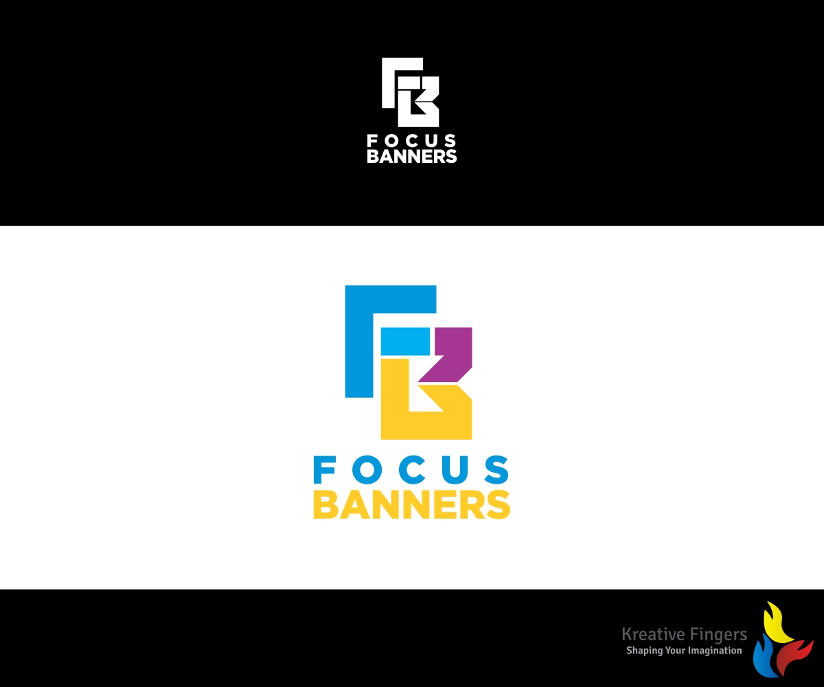 Logo Design by Kreative Fingers for Focus Banners | Design #9356586