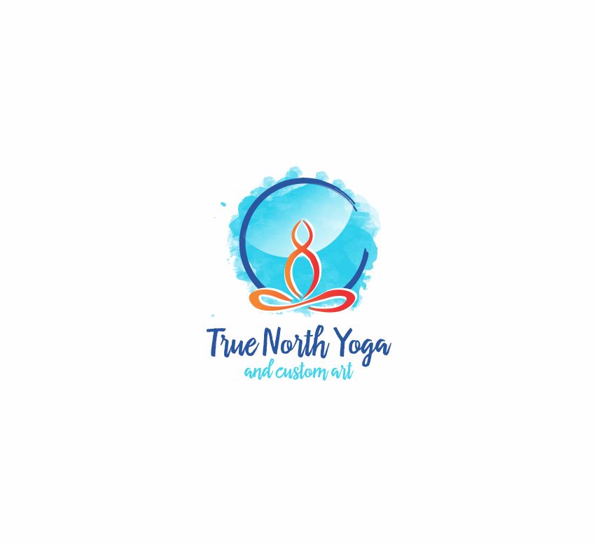 Logo Design by Little Sofi for True North Yoga and Art | Design #9360924