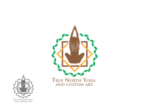 Logo Design by ArtMissile for True North Yoga and Art | Design: #9387464