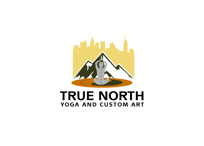 Logo Design by ApurbaMan for True North Yoga and Art | Design #9405480
