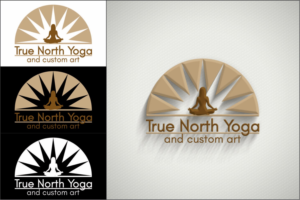 Logo Design by DG for True North Yoga and Art | Design: #9397871