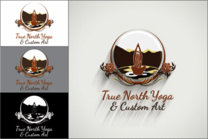 Logo Design by DG for True North Yoga and Art | Design: #9406458