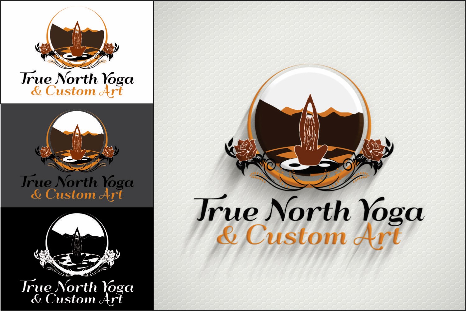 Logo Design by DG for True North Yoga and Art | Design #9406461