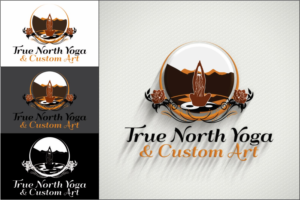 Logo Design by DG for True North Yoga and Art | Design: #9406461