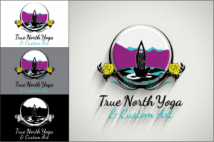 Logo Design by DG for True North Yoga and Art | Design: #9428780