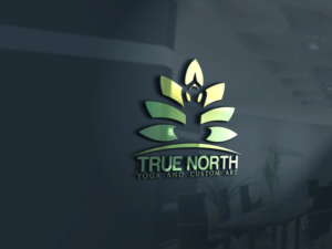 Logo Design by designstudio007 for True North Yoga and Art | Design: #9397575