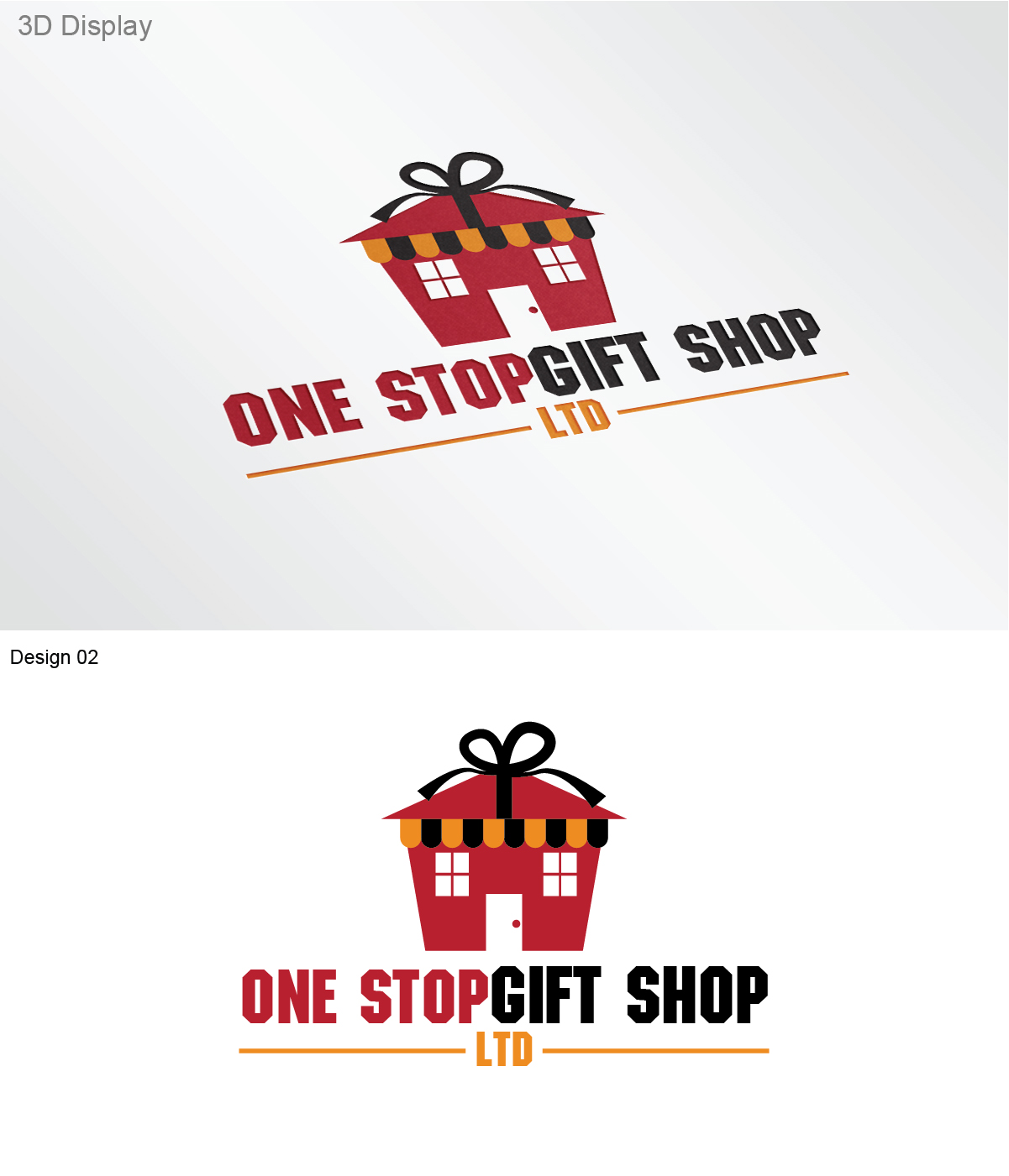 Logo Design by 3Guys for one stop gift shop ltd | Design #9420174