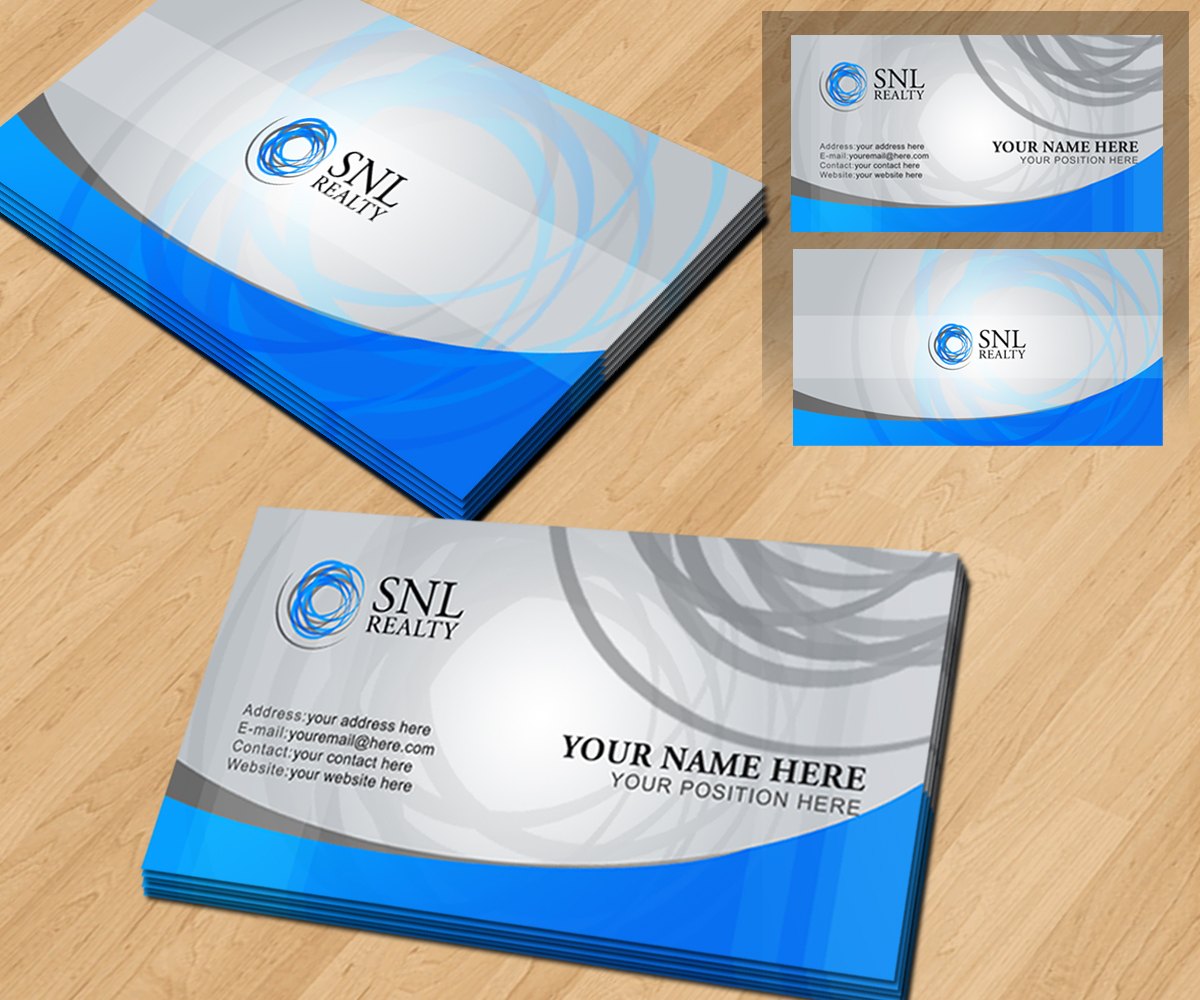 Business Card Design by Lello for SNL Realty | Design #2054925