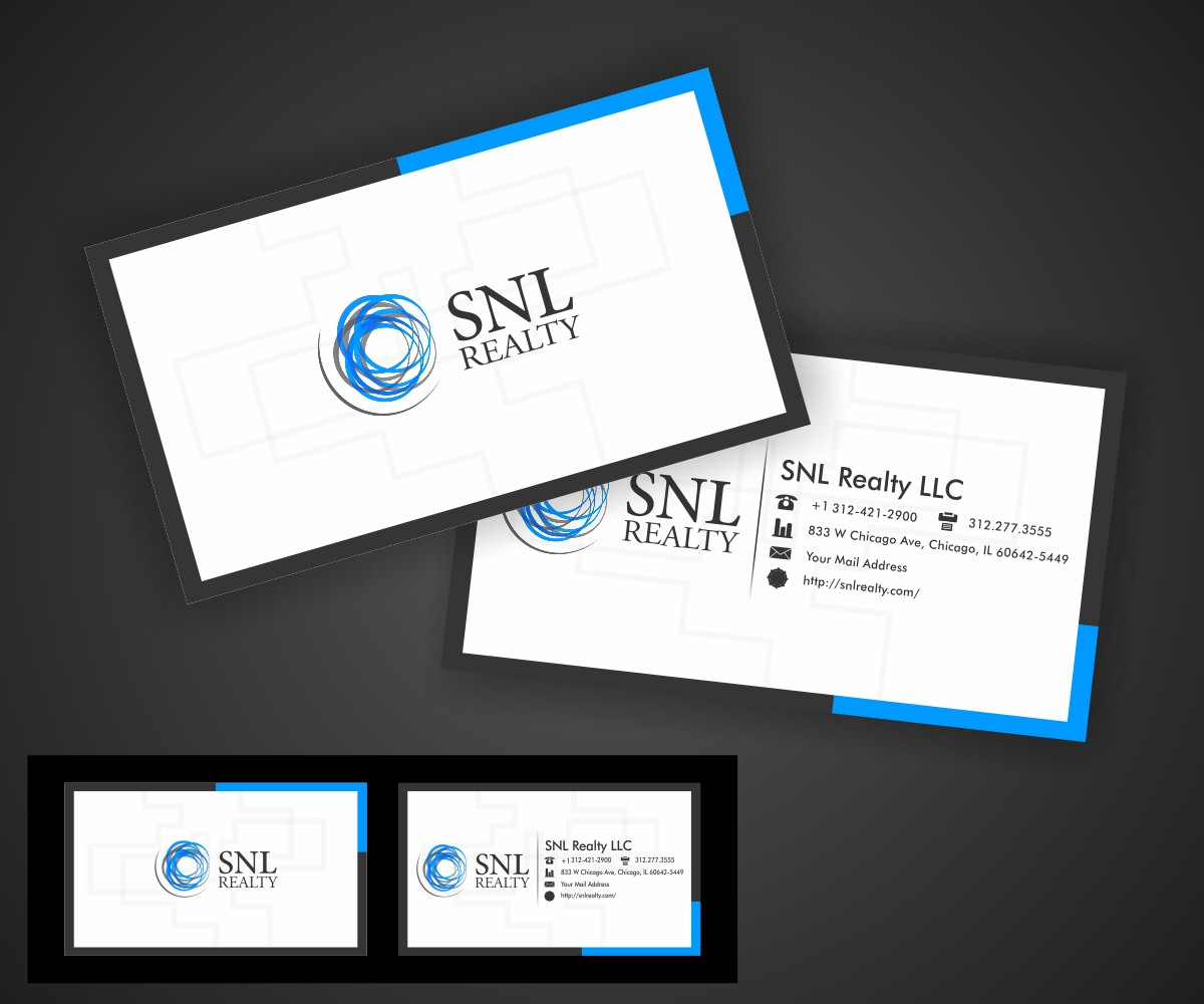 Business Card Design by Arvind B. for SNL Realty | Design #2071936
