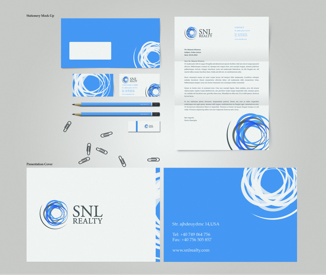 Diseño de Tarjeta de Presentación por A DESIGN FOR YOU para SNL Realty | Diseño #2052435