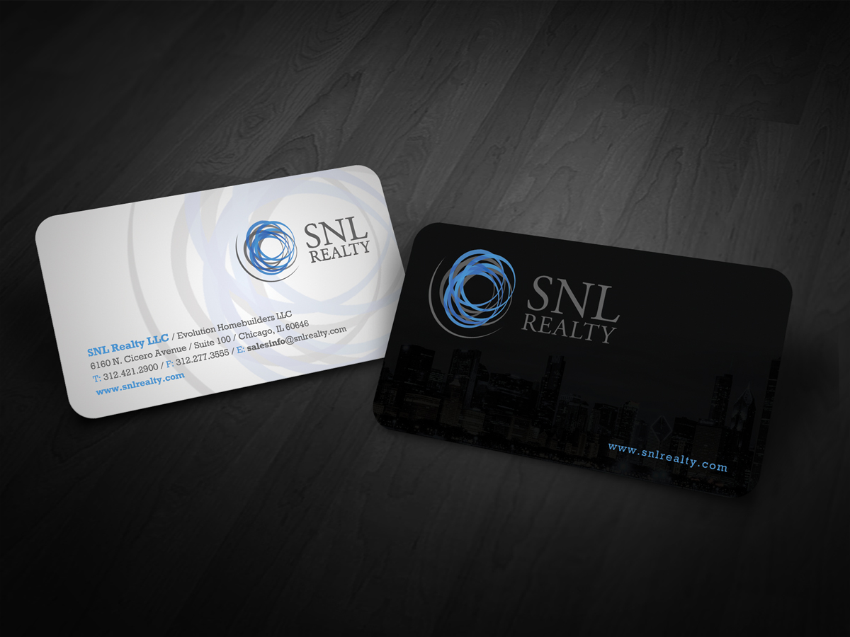 Diseño de Tarjeta de Presentación por diRtY.EMM para SNL Realty | Diseño #2052387