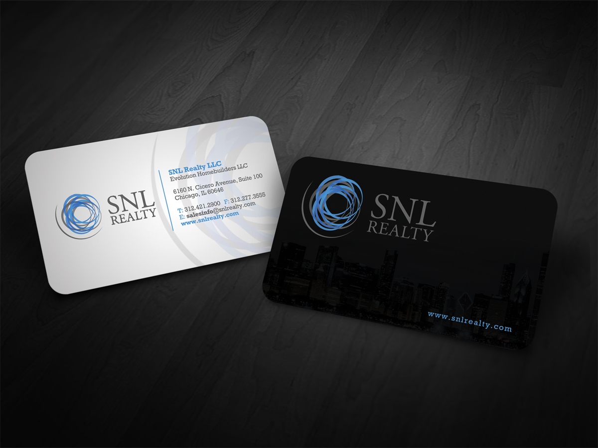 Diseño de Tarjeta de Presentación por diRtY.EMM para SNL Realty | Diseño #2052388