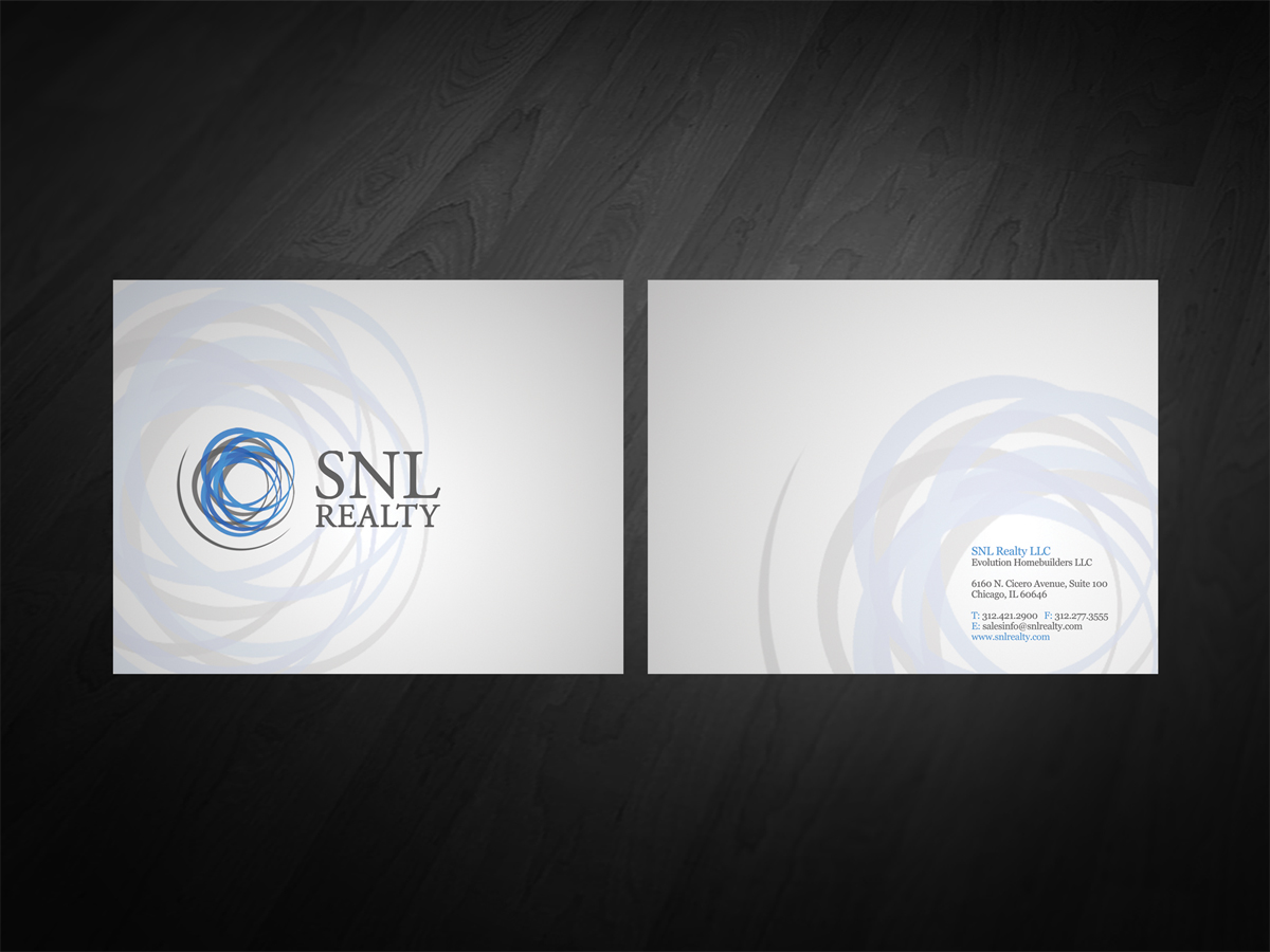 Diseño de Tarjeta de Presentación por diRtY.EMM para SNL Realty | Diseño #2058870