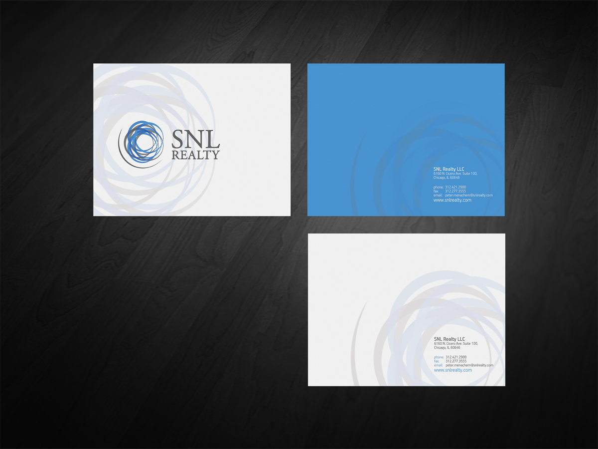 Diseño de Tarjeta de Presentación por diRtY.EMM para SNL Realty | Diseño #2061743
