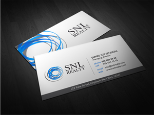 Visitenkarten-Design von Atvento Graphics für SNL Realty | Design: #2053702