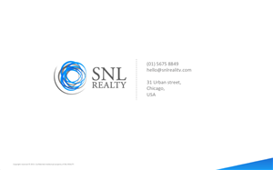 Business Card Design by RC Agency for SNL Realty | Design: #2060665