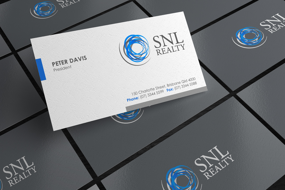 Diseño de Tarjeta de Presentación por logodentity para SNL Realty | Diseño #2052722