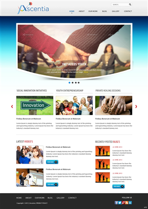 Design Wordpress par pb pour Ascentia | Design : #2058495