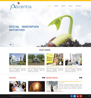 Design Wordpress par pb pour Ascentia | Design : #2058503