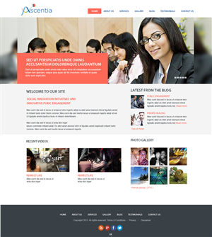 Design Wordpress par pb pour Ascentia | Design : #2066644