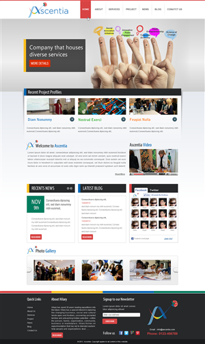 Ascentia Web Presence