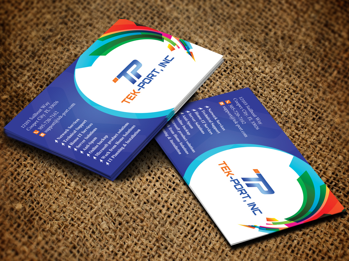 Business Card Design by Sandaruwan for Tek-Port, Inc. | Design: #9407974