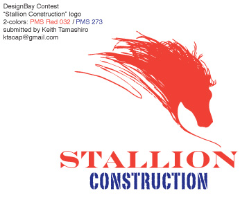 Logo Design by Keith Tamashiro for Stallion Construction | Design #15354