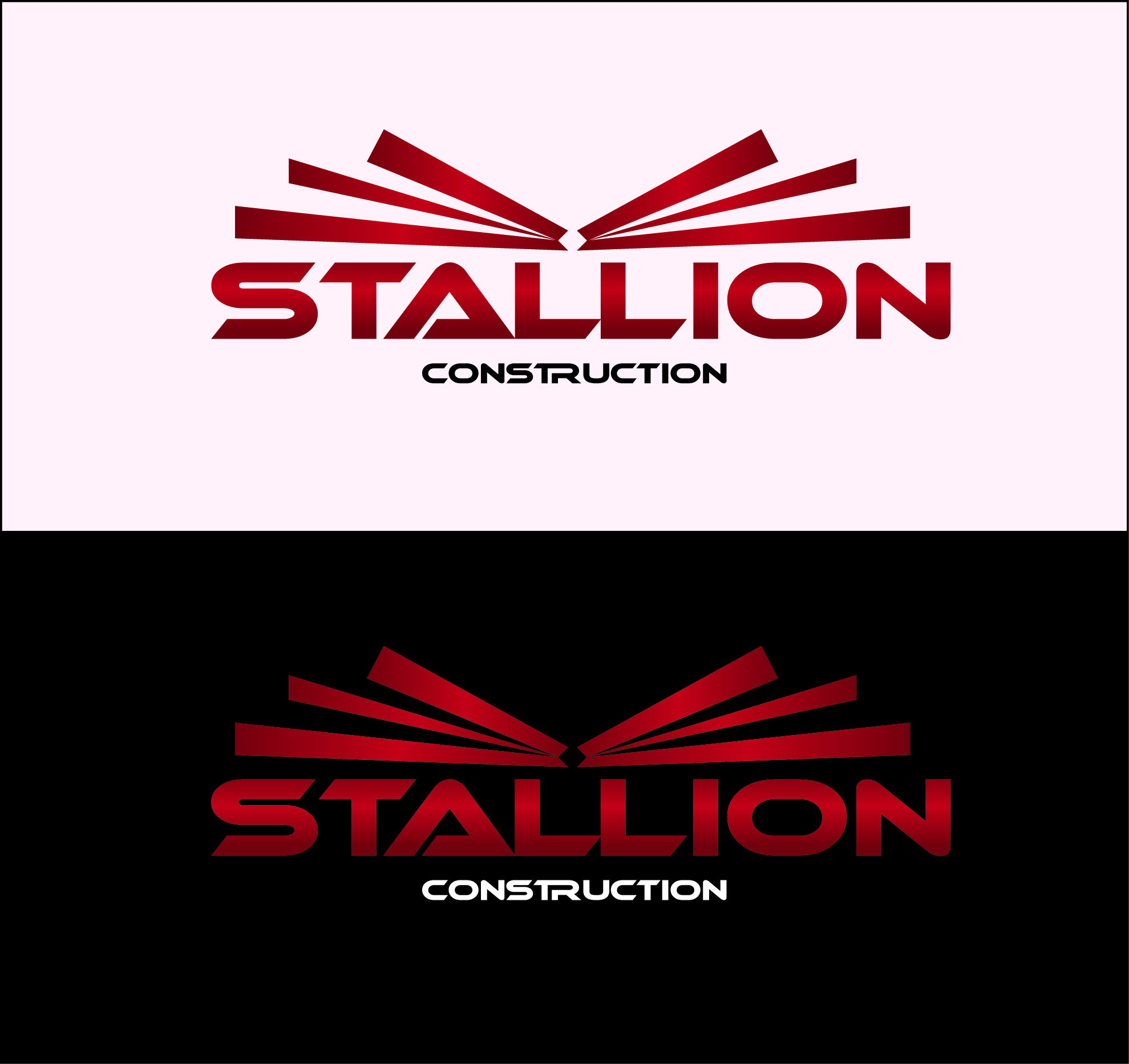 Logo Design by Happy Max for Stallion Construction | Design #15787