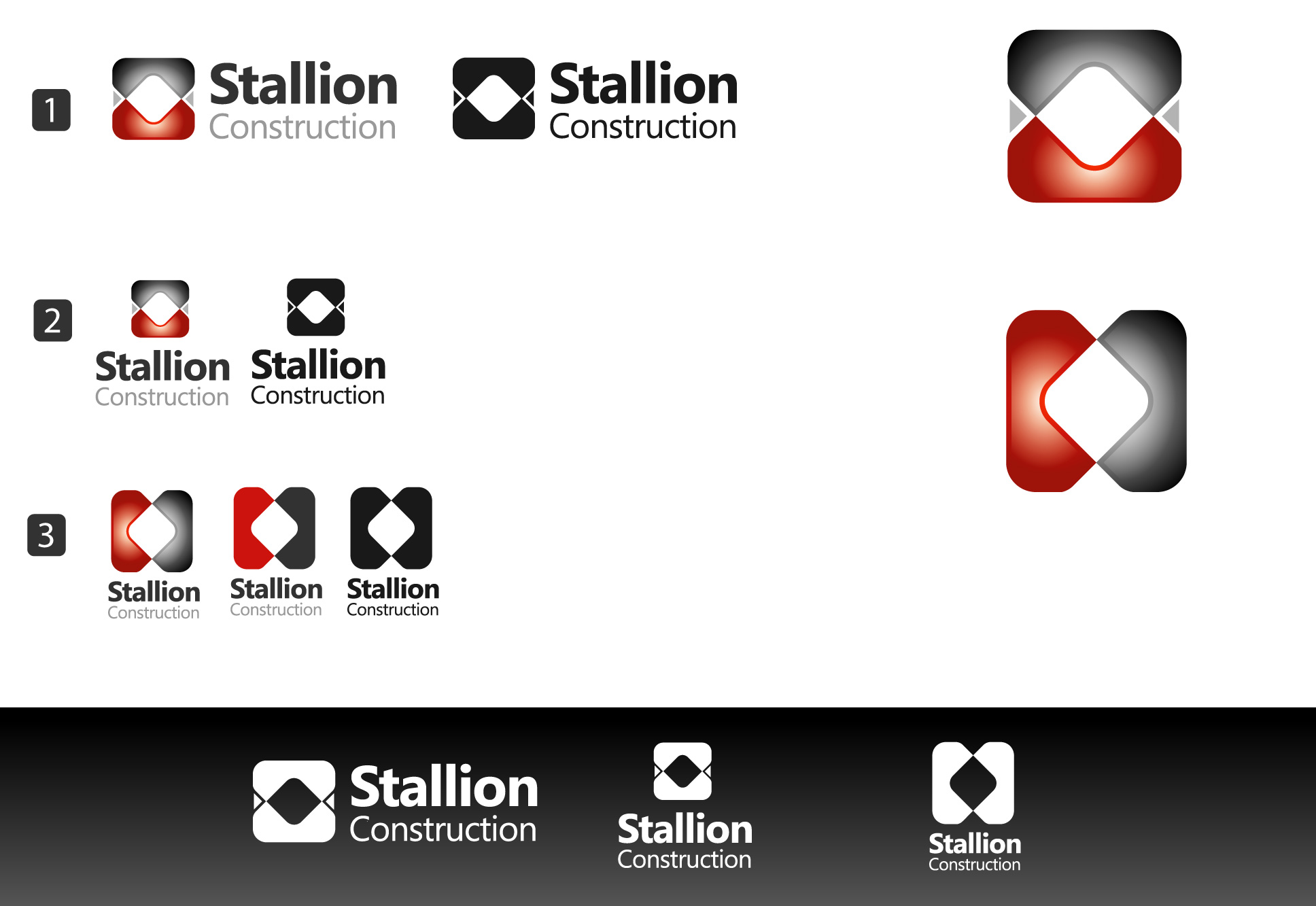 Logo-Design von mouallem zoheir für Stallion Construction | Design #15466