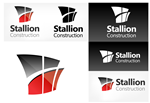 Logo Design by mouallem zoheir for Stallion Construction | Design: #15504
