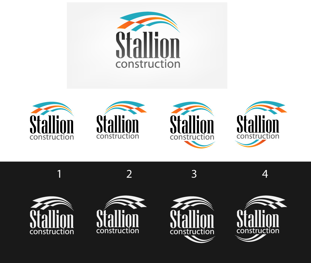 Logo Design by mouallem zoheir for Stallion Construction | Design #15710
