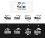 Logo Design by mouallem zoheir for Stallion Construction | Design: #15710