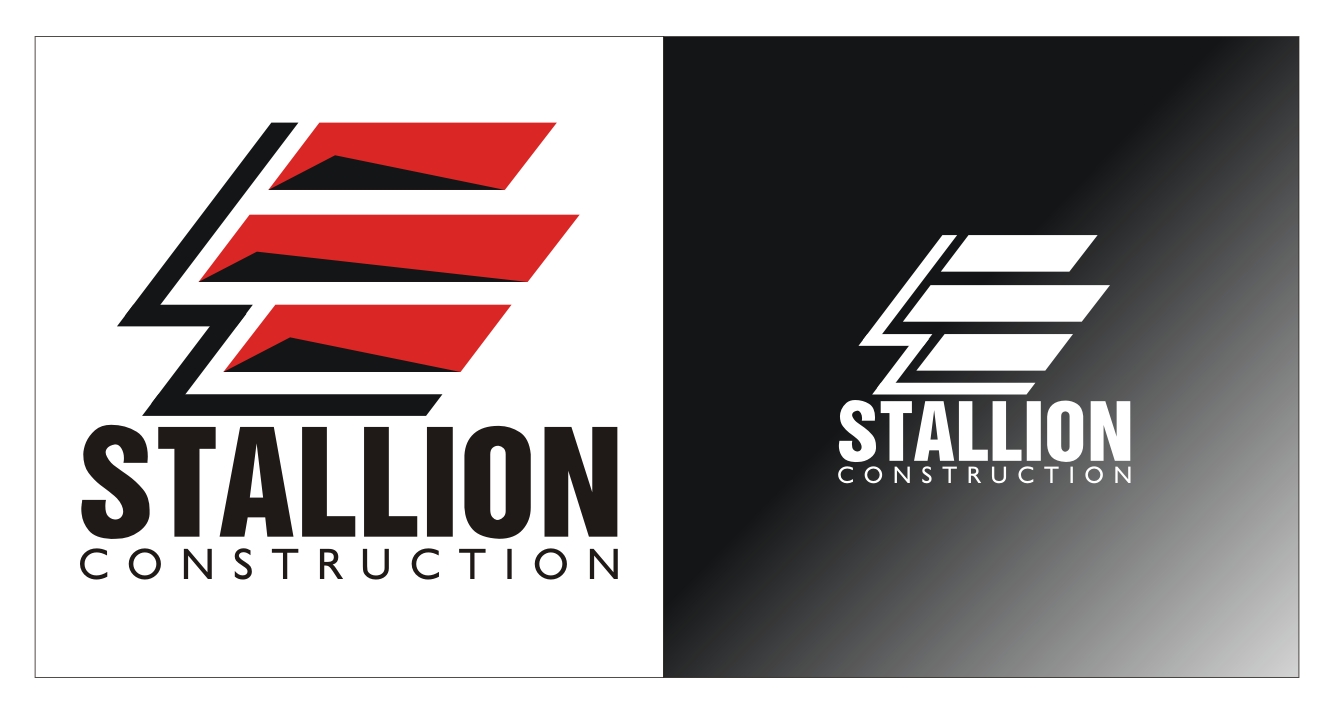 Logo Design by Ramil Baylon Designs for Stallion Construction | Design #15465