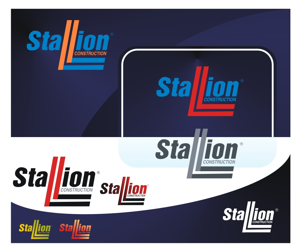 Logo Design by Ramil Baylon Designs for Stallion Construction | Design #15621