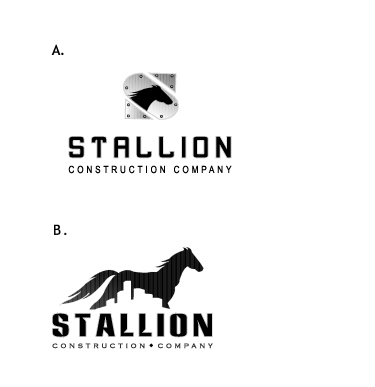 Logo Design by Strategic23 for Stallion Construction | Design #16388